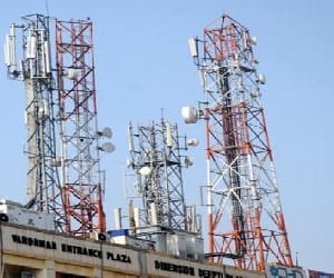 protest against mobile tower